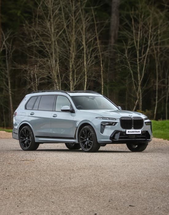 BMW X7 in Grey Front Facing