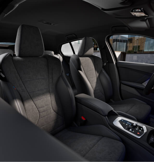 Interior view of BMW 1 series seats