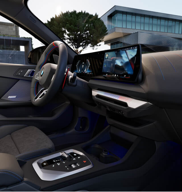 Interior view of BMW 1 series