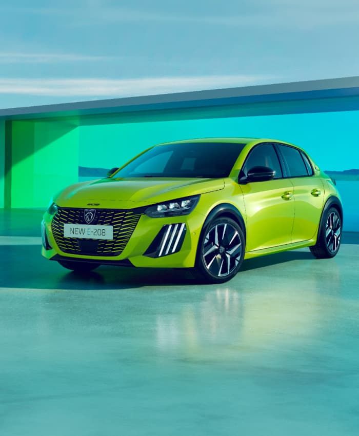 2024 Peugeot E-208 in Agueda Yellow