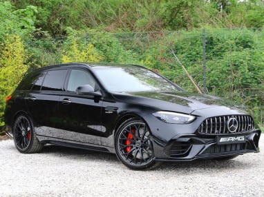 Front Angled view of Mercedes-Benz C-Class C63 S e 4Matic+ Night Ed Premium + 5dr MCT