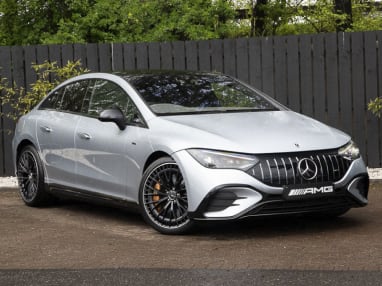 Front Angled view of Mercedes-Benz EQE E53 4Matic+ 460kW Edition Midnight 91kWh 4dr Auto