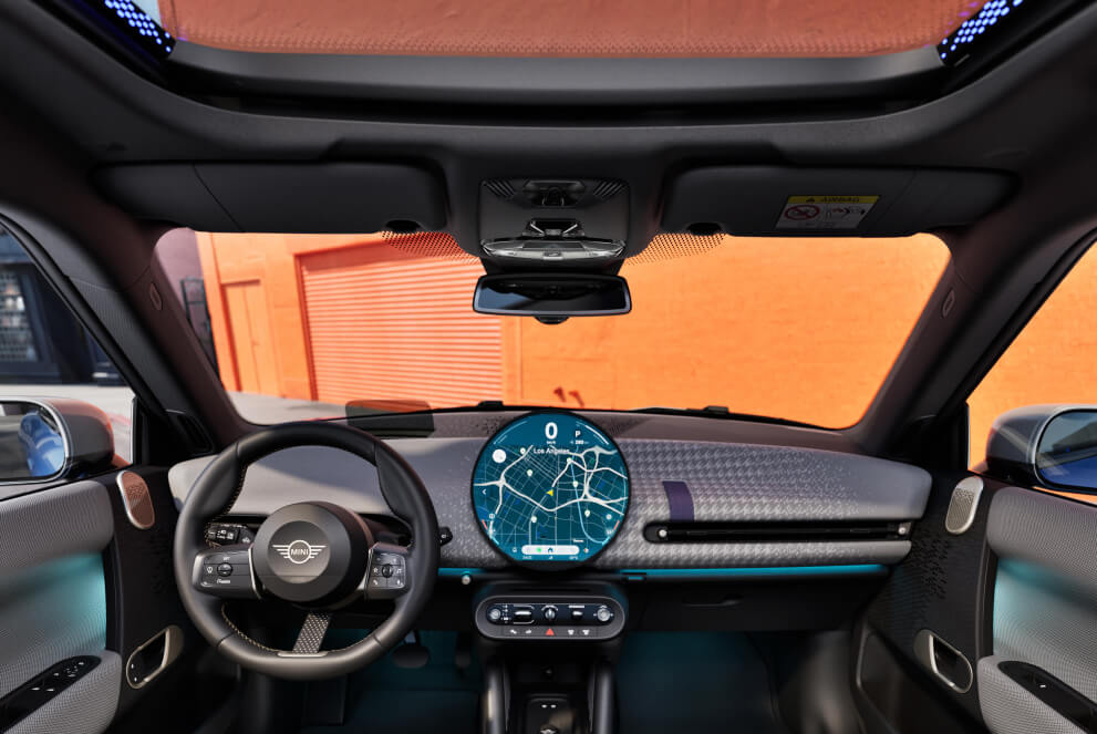 Interior view of MINI