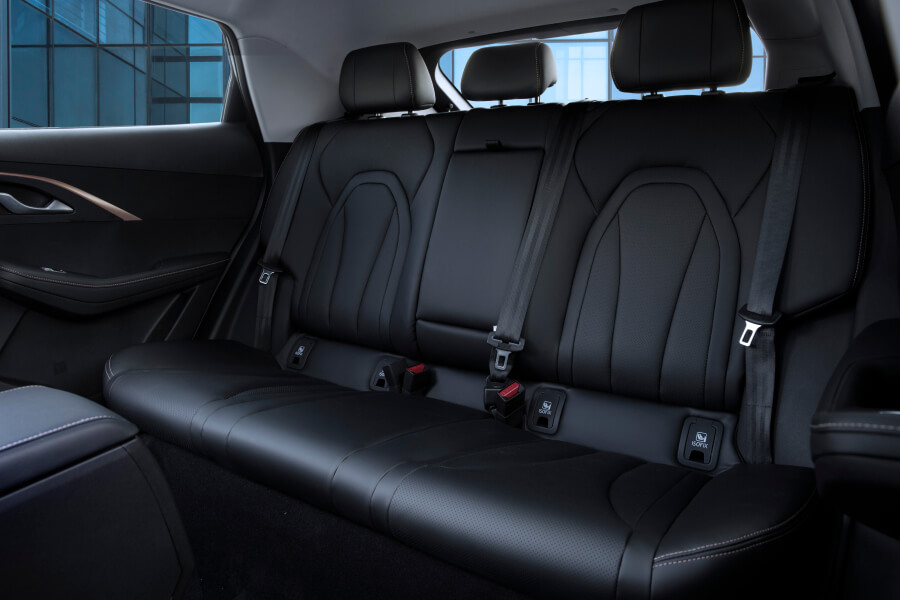 Interior back seats in OMODA car